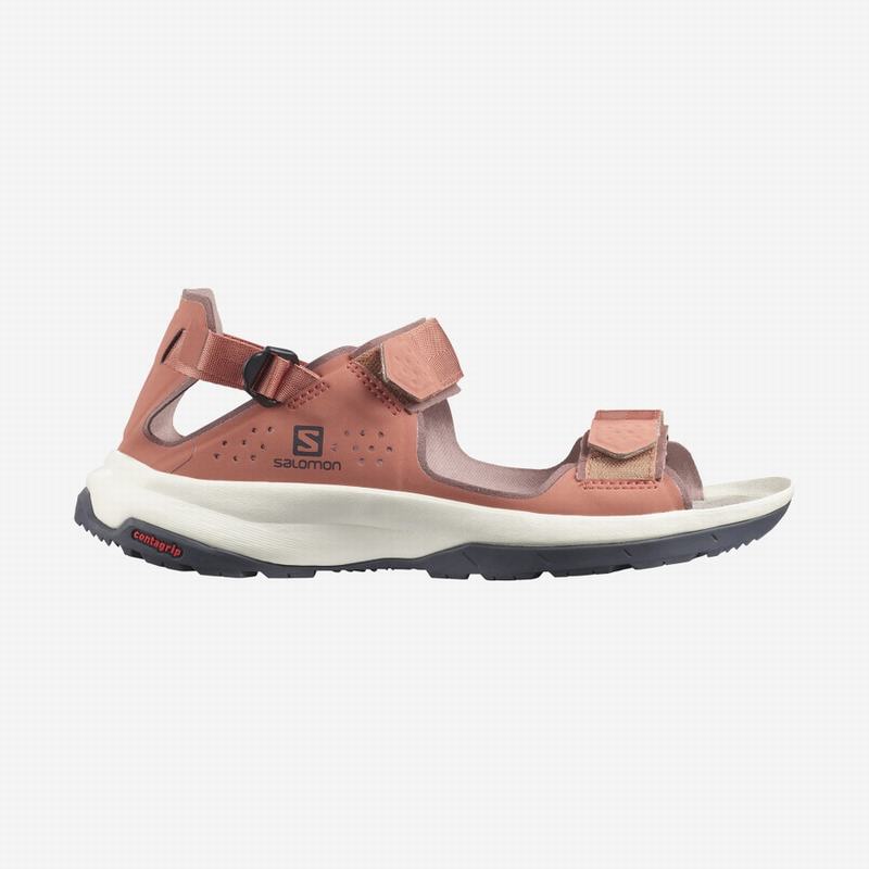 Salomon Singapore Womens Sandals - TECH FEEL Apricot | 27583-CDPG